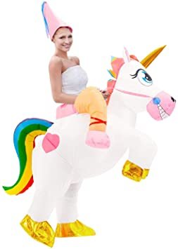 traje unicornio hinchable